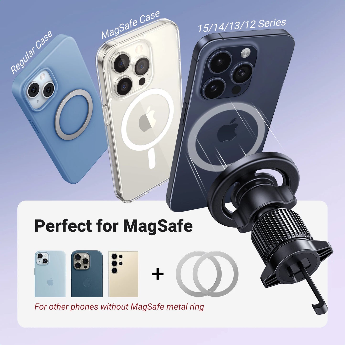 [PROMO] UGREEN Magnetic Car Phone Holder - Magsafe Compatible